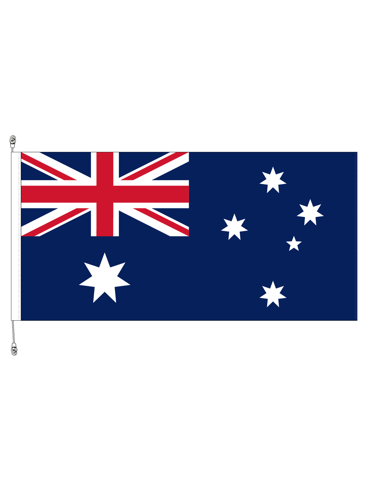 Australian Flag || Premium (with exclusive Swivel Clips).