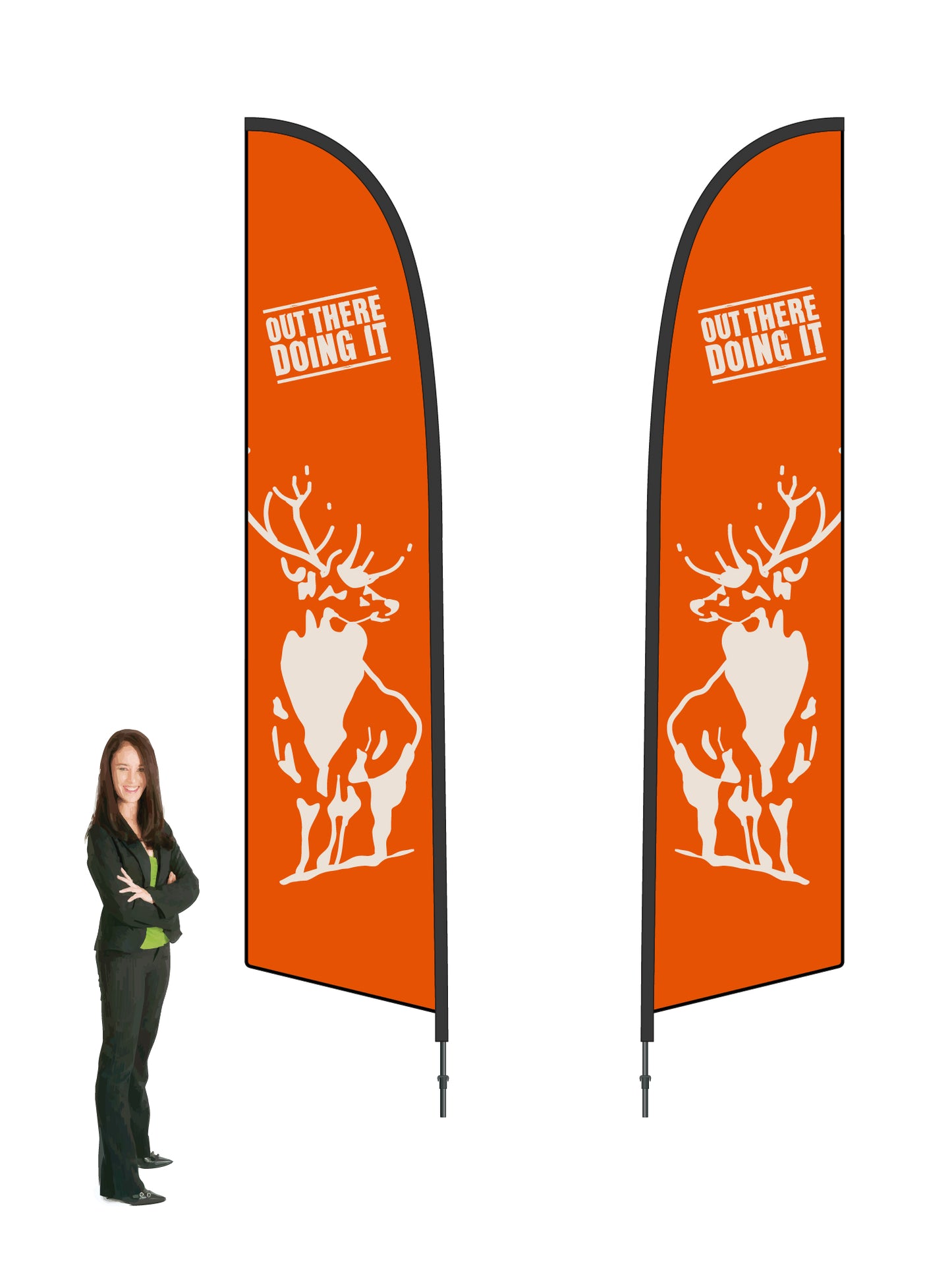 Hunting & Fishing Durapole Flex Double Sided - Stag