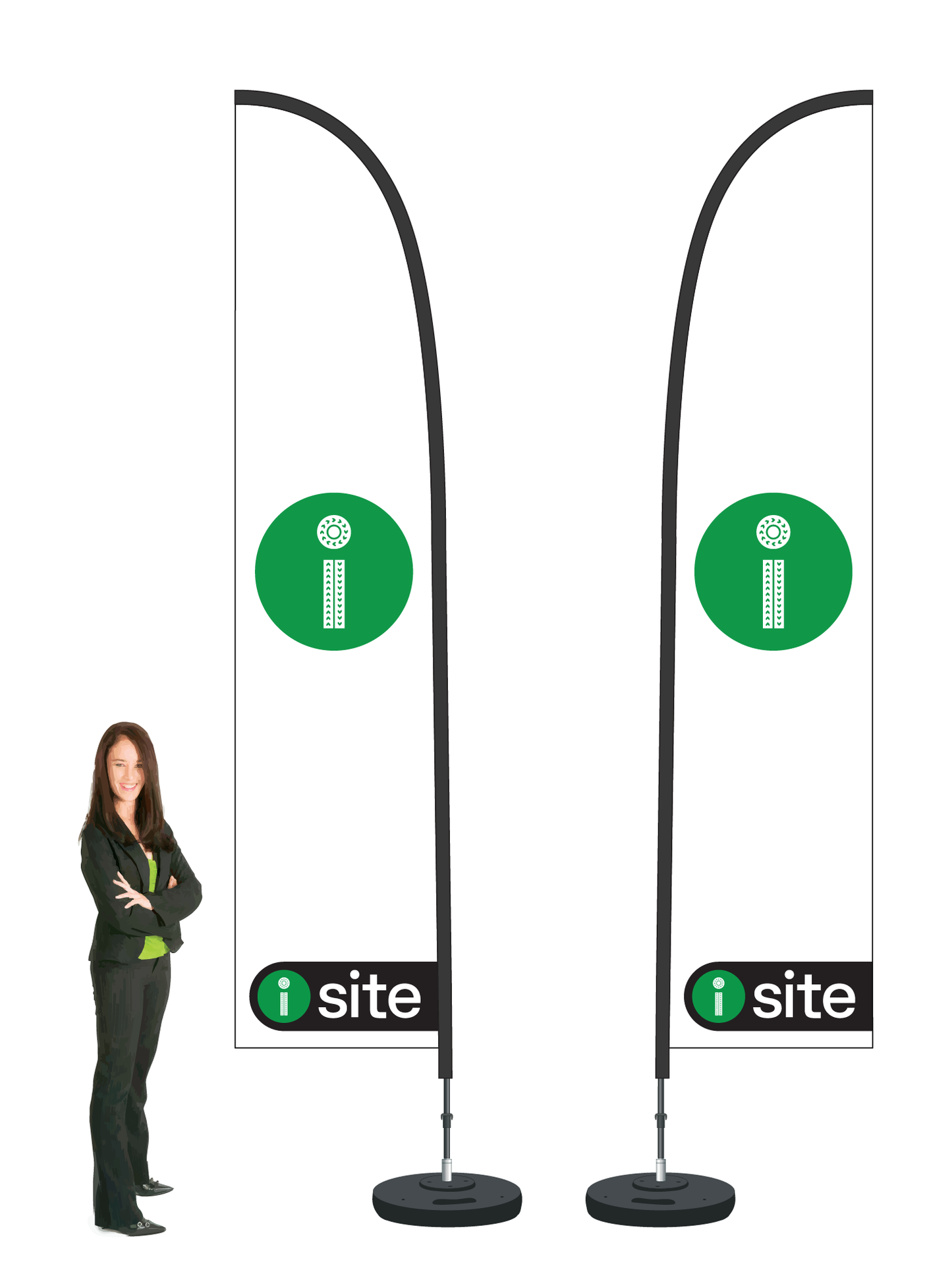 I-site Durapole Flex Double-sided White