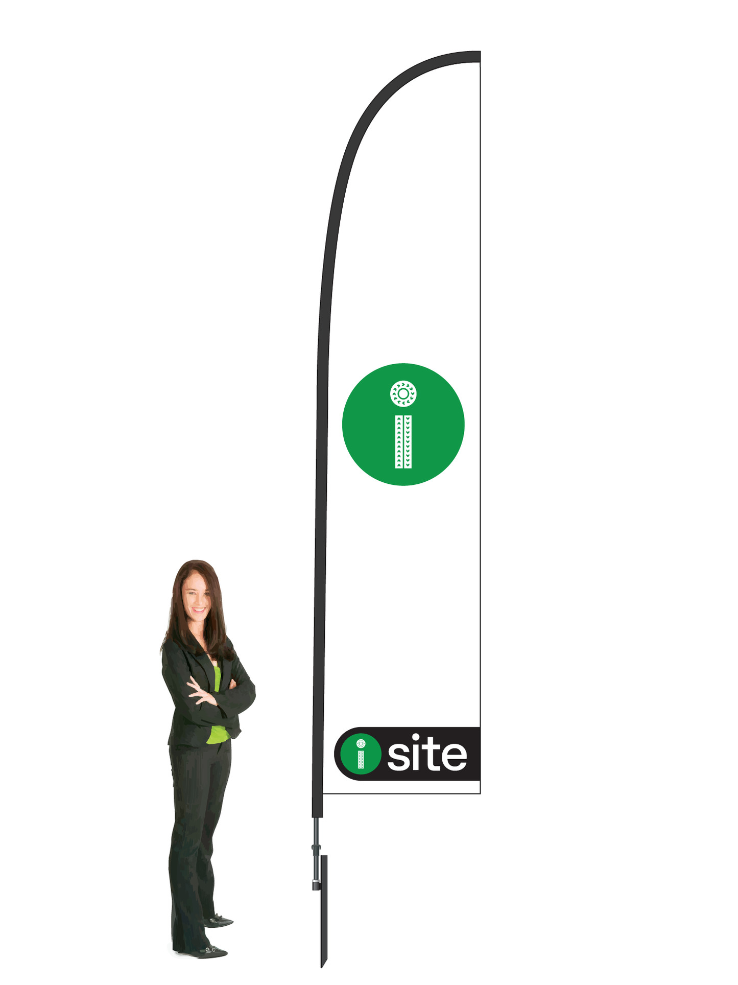 I-site Durapole Flex Single-sided White