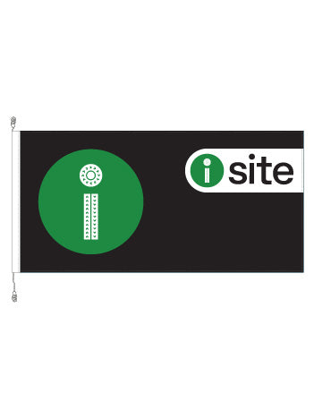 I-site Horizontal Flag Black.