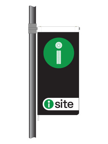 I-site StreetFlag Black