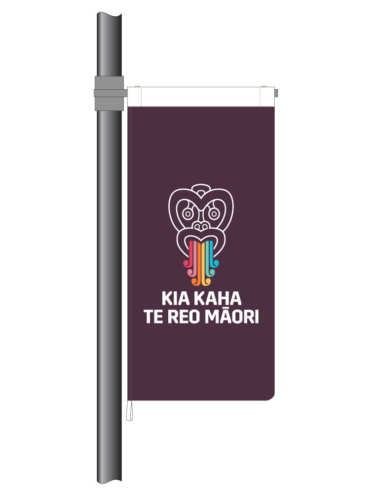 Māori Language Week StreetFlag Tiki