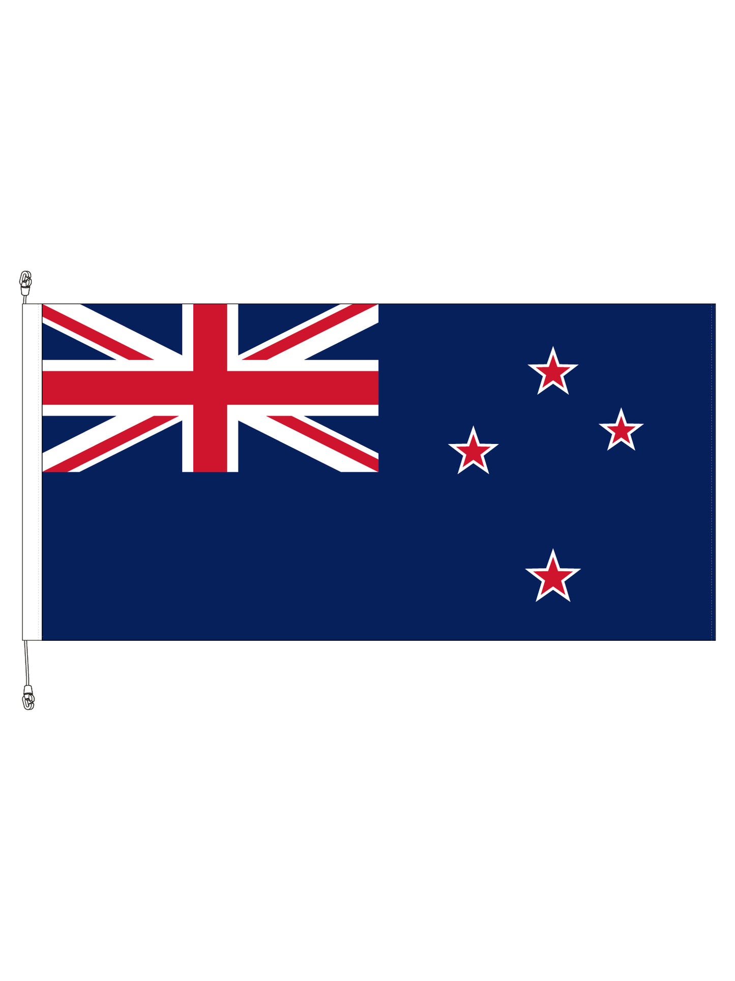 New Zealand Flag || Premium Quality Polyknit (Sister Clips).