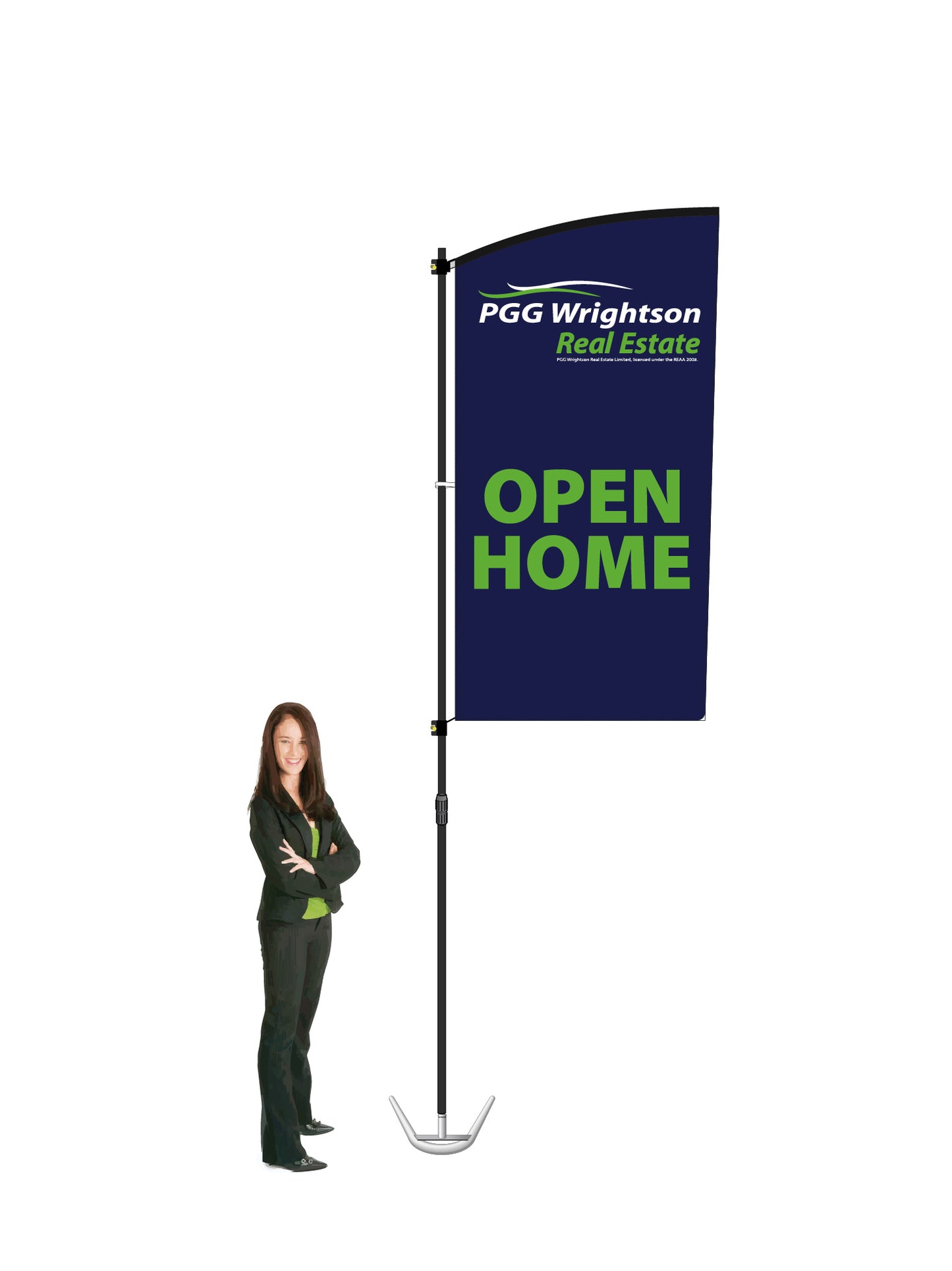 PGG Wrightson Open Home Durapole Estate - Single Sided