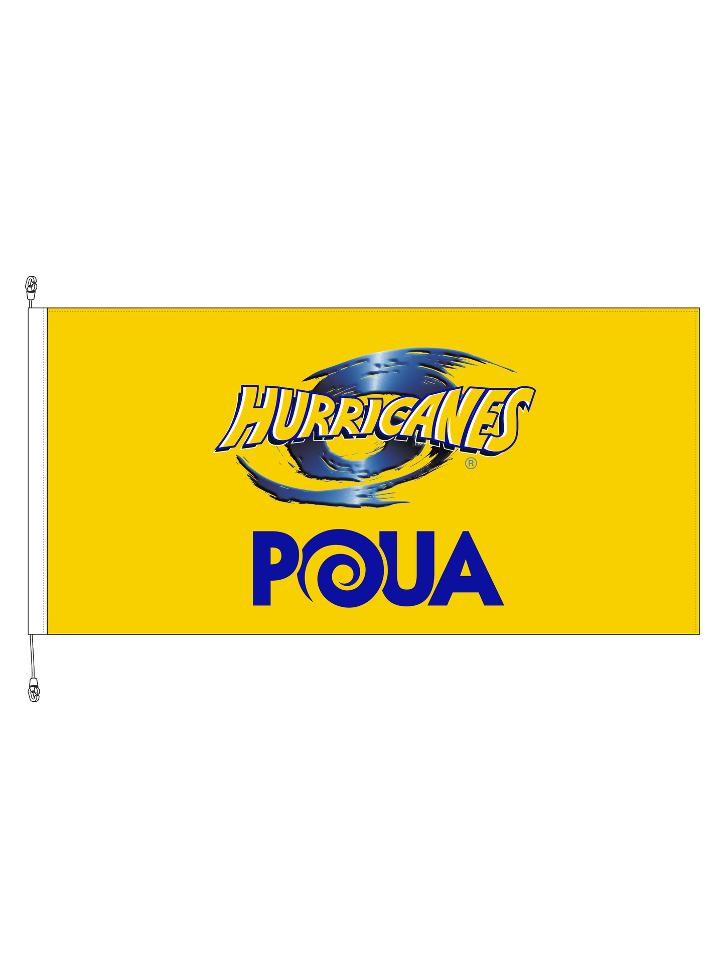 Hurricanes® Poua Flag - Polyknit Premium