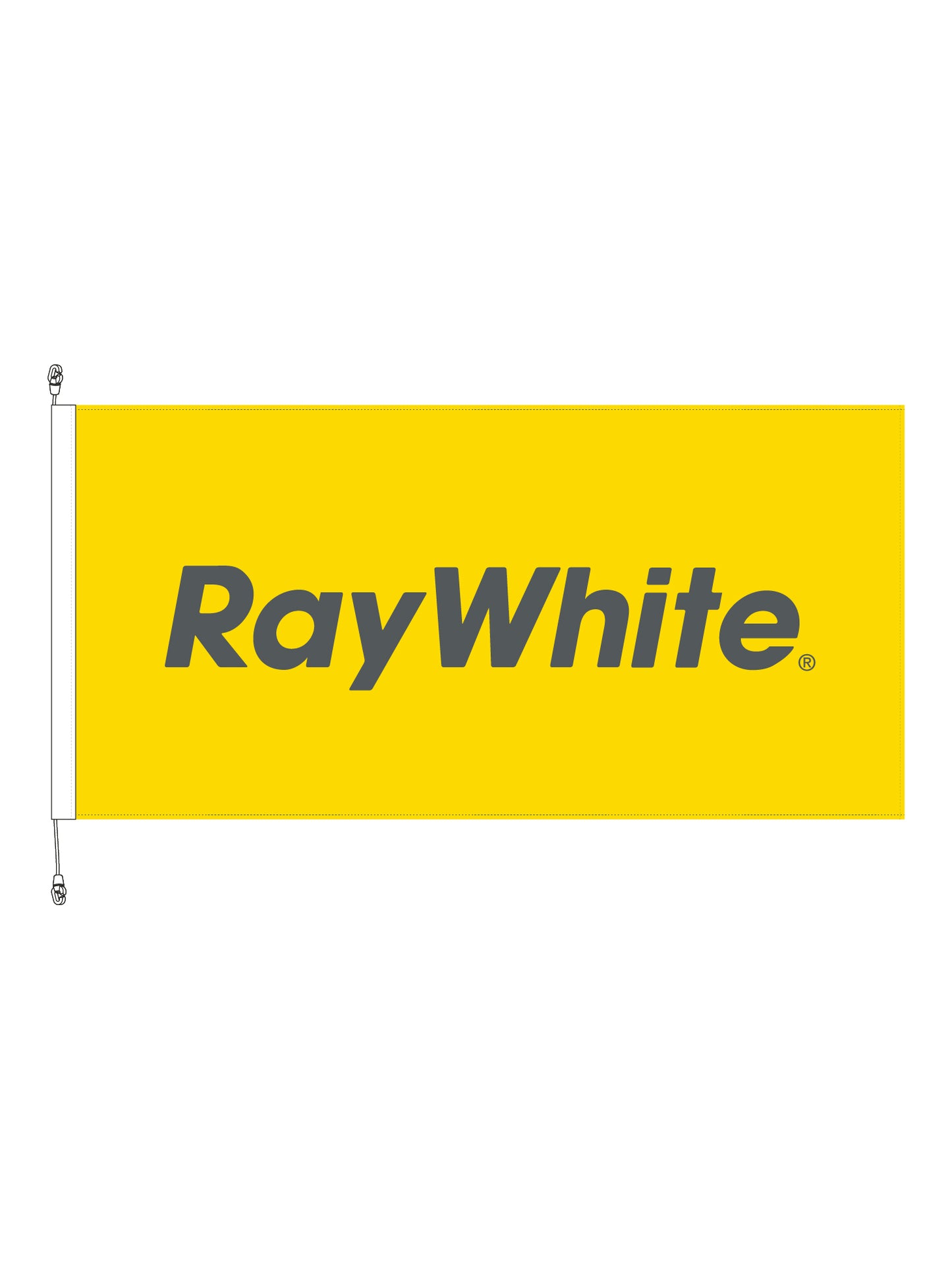 Standard Flag Premium. 1.8m x 0.9m || Ray White REAL ESTATE