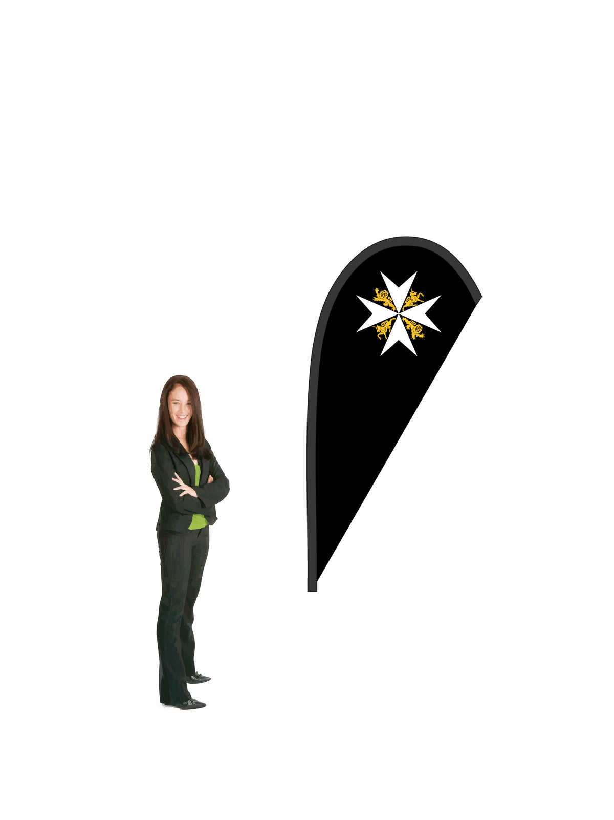 Custom Durapole® Mayfly Flag & Display. Get a Free Mount*|| St John