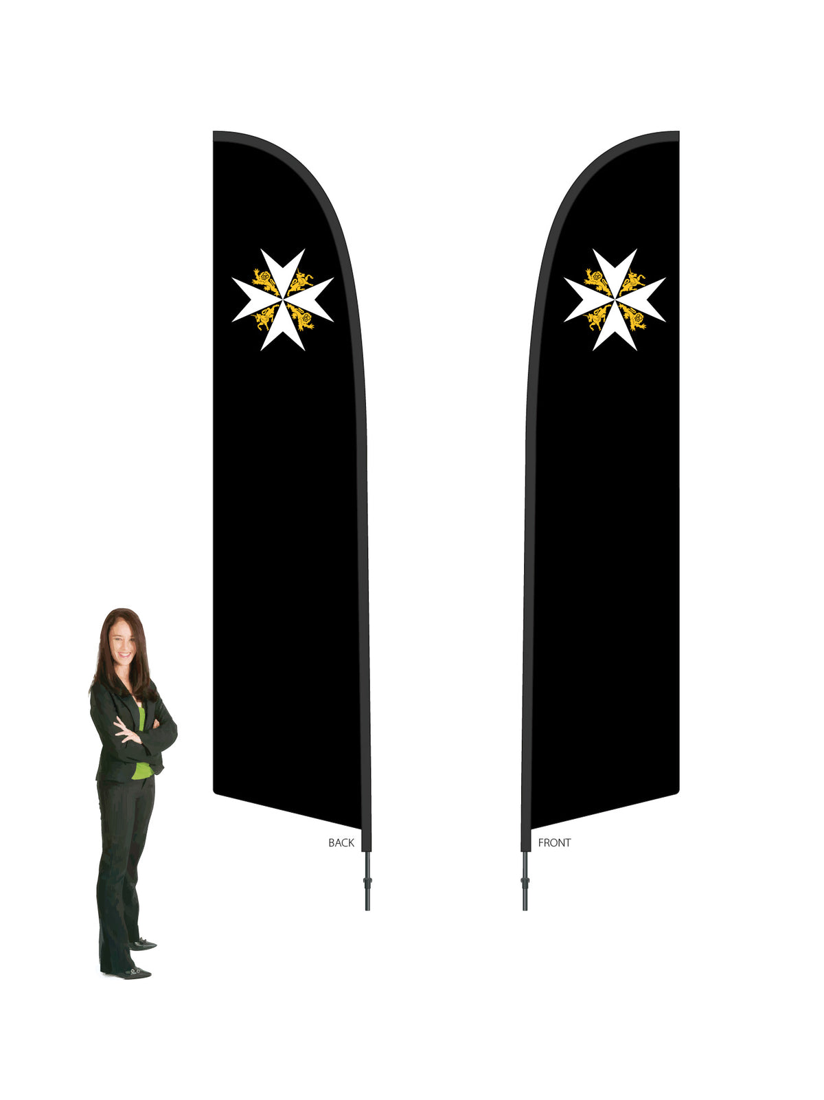 Custom Durapole® Flex Flag & Display. Get a Free Mount* || St John