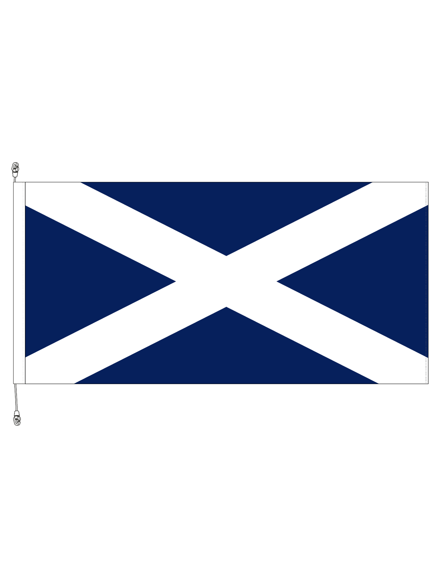 Scotland Flag (St Andrews) || Premium (with exclusive Swivel Clips). Free Shipping in NZ!*