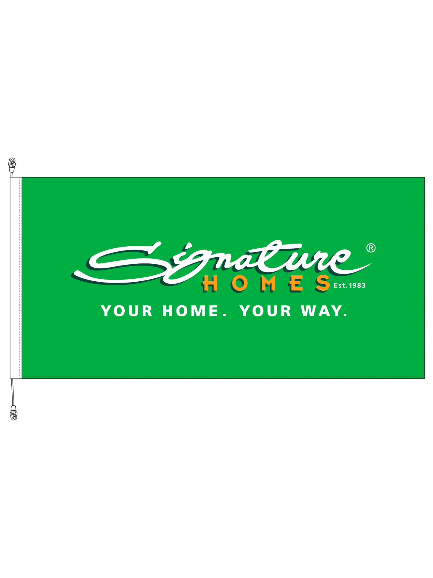 Signature Homes Branded Standard Flag