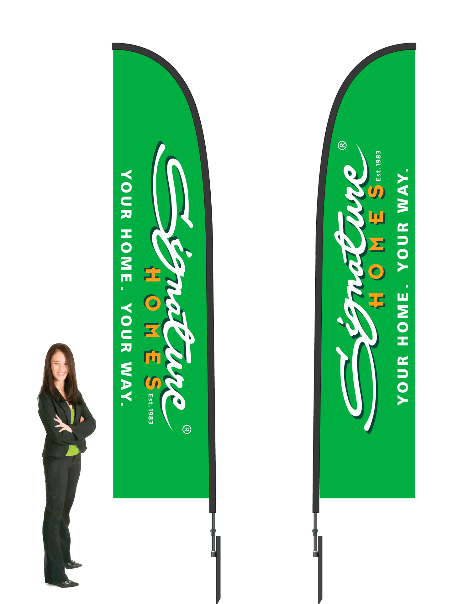 Signature Homes Durapole Flex Double Sided 3.5m