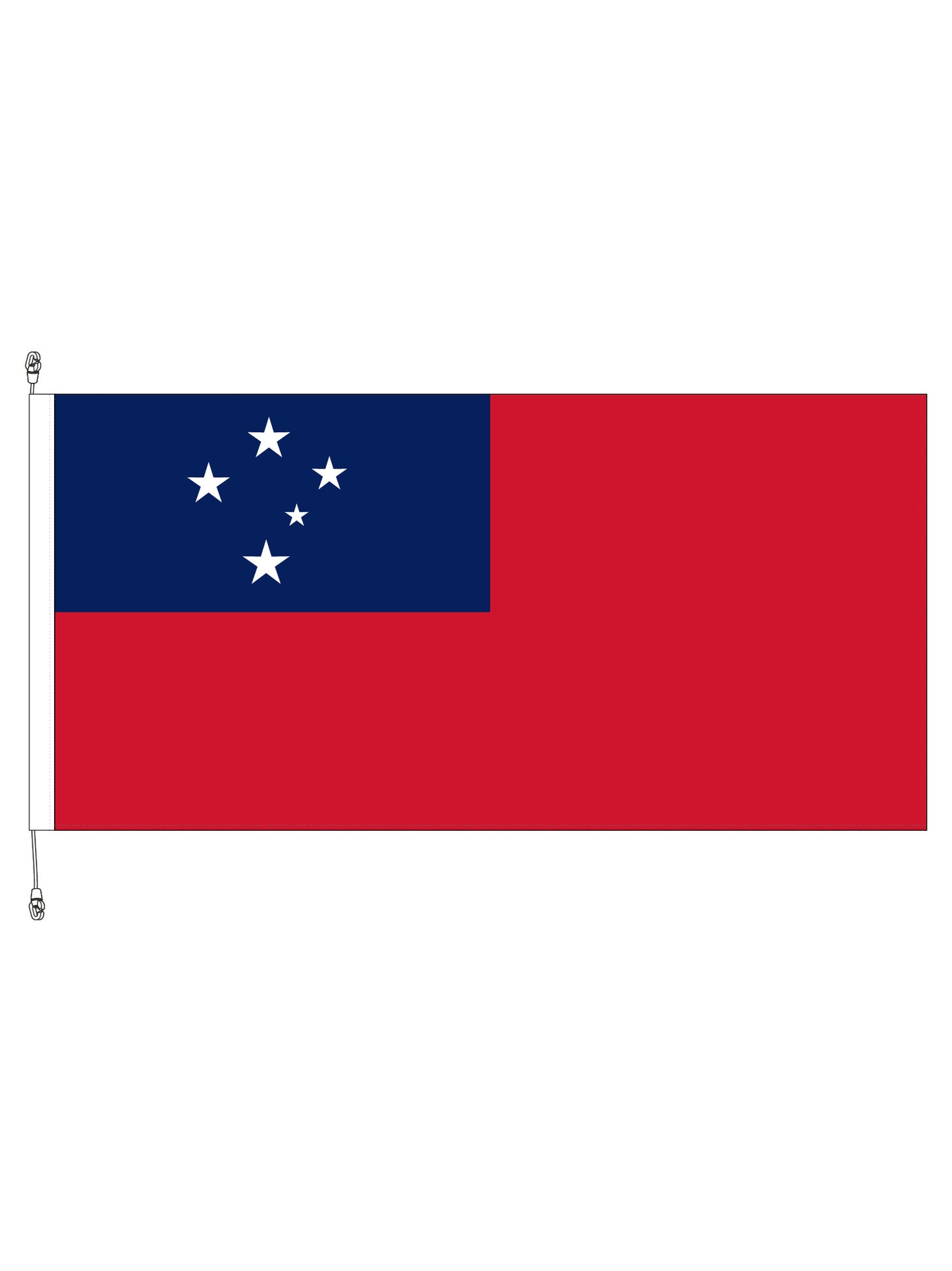 Samoa Flag || Premium (with exclusive Swivel Clips). Free Shipping in NZ!