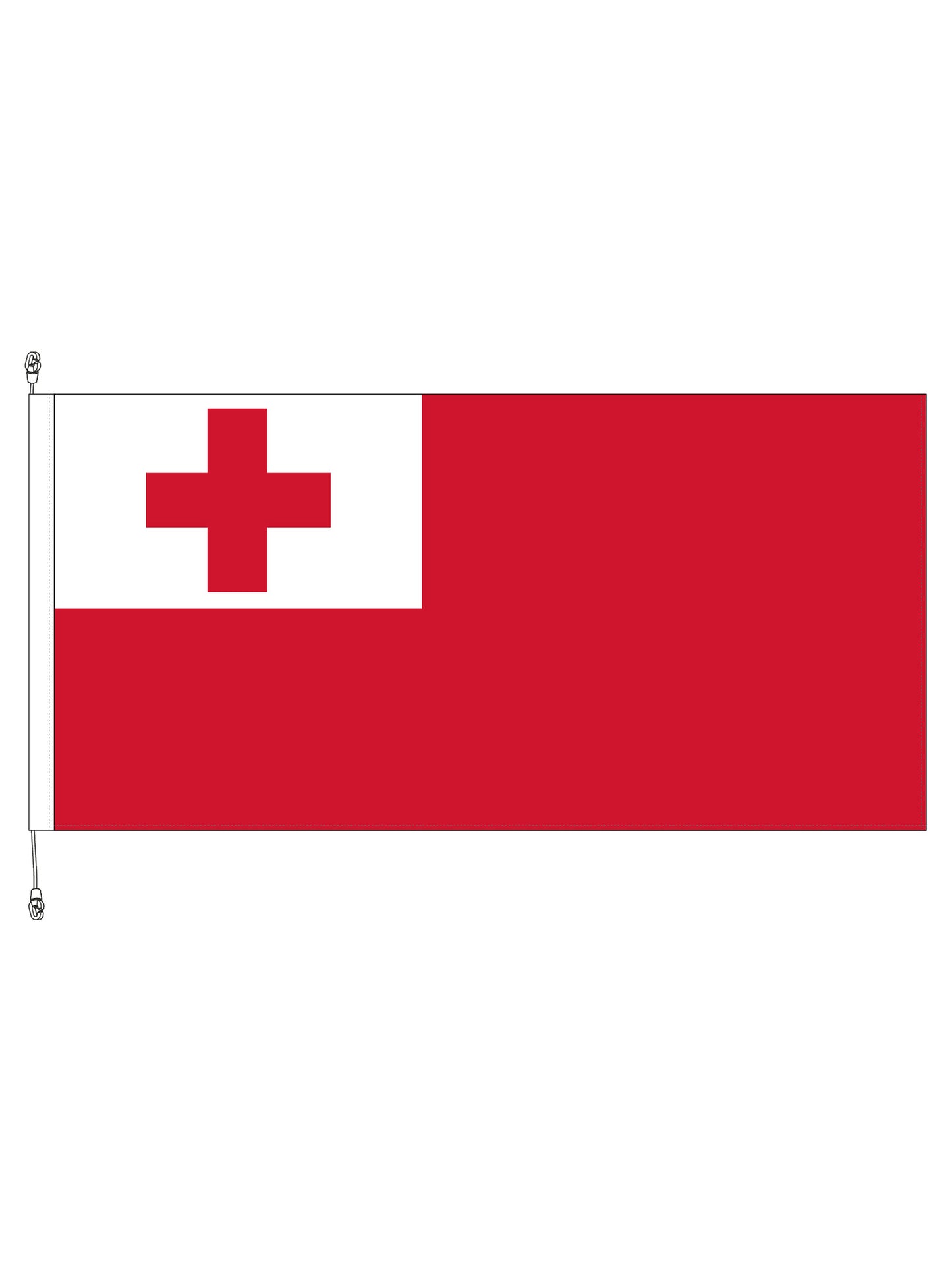 Tonga Flag || Premium (with exclusive Swivel Clips). Free Shipping in NZ!*