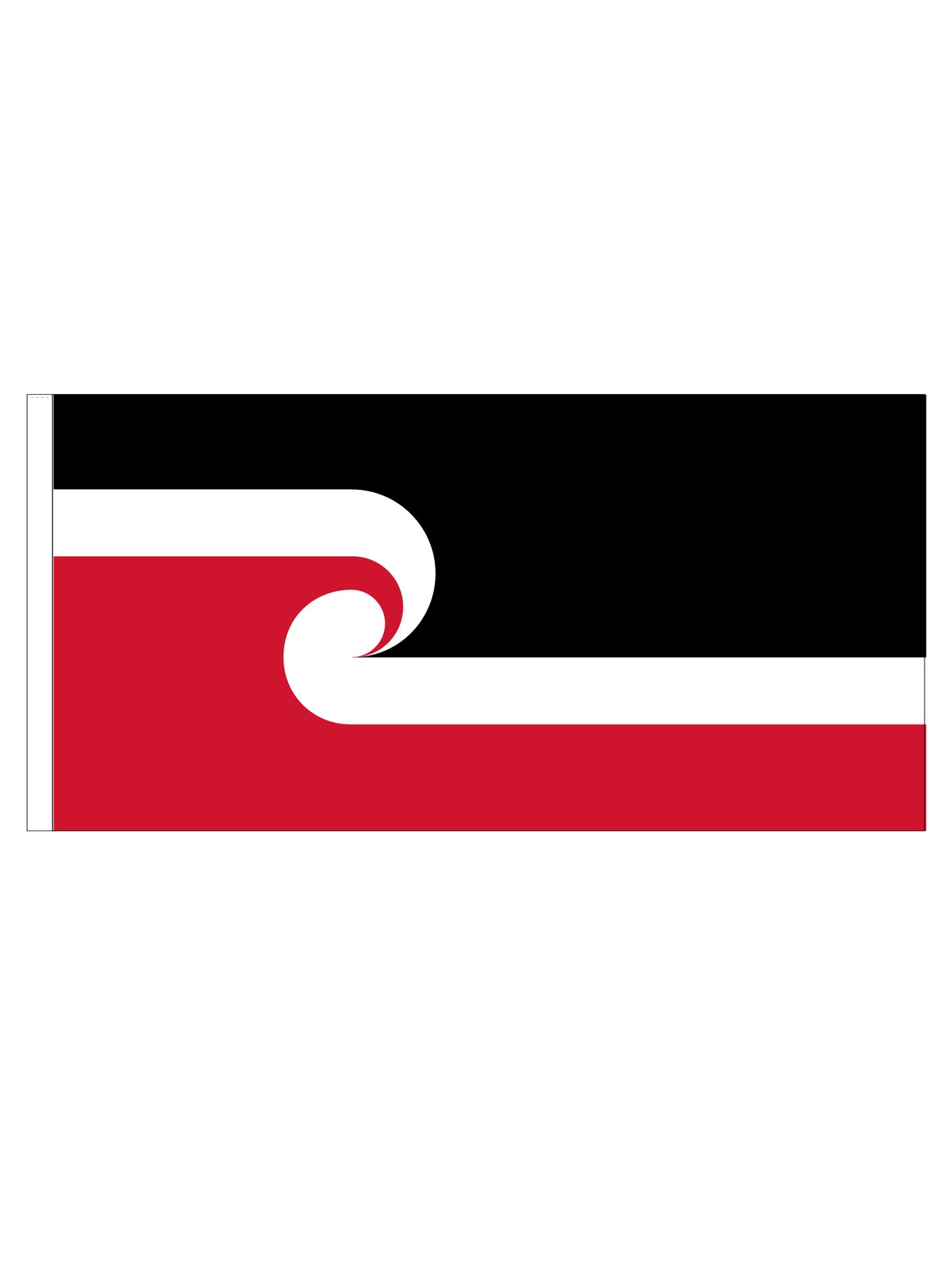 Tino Rangatiratanga Supporters Pole Flag 1.7m