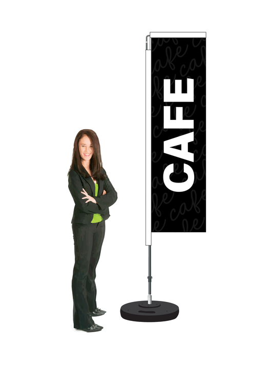 Cafe Pavement Display and Flag || Value Range
