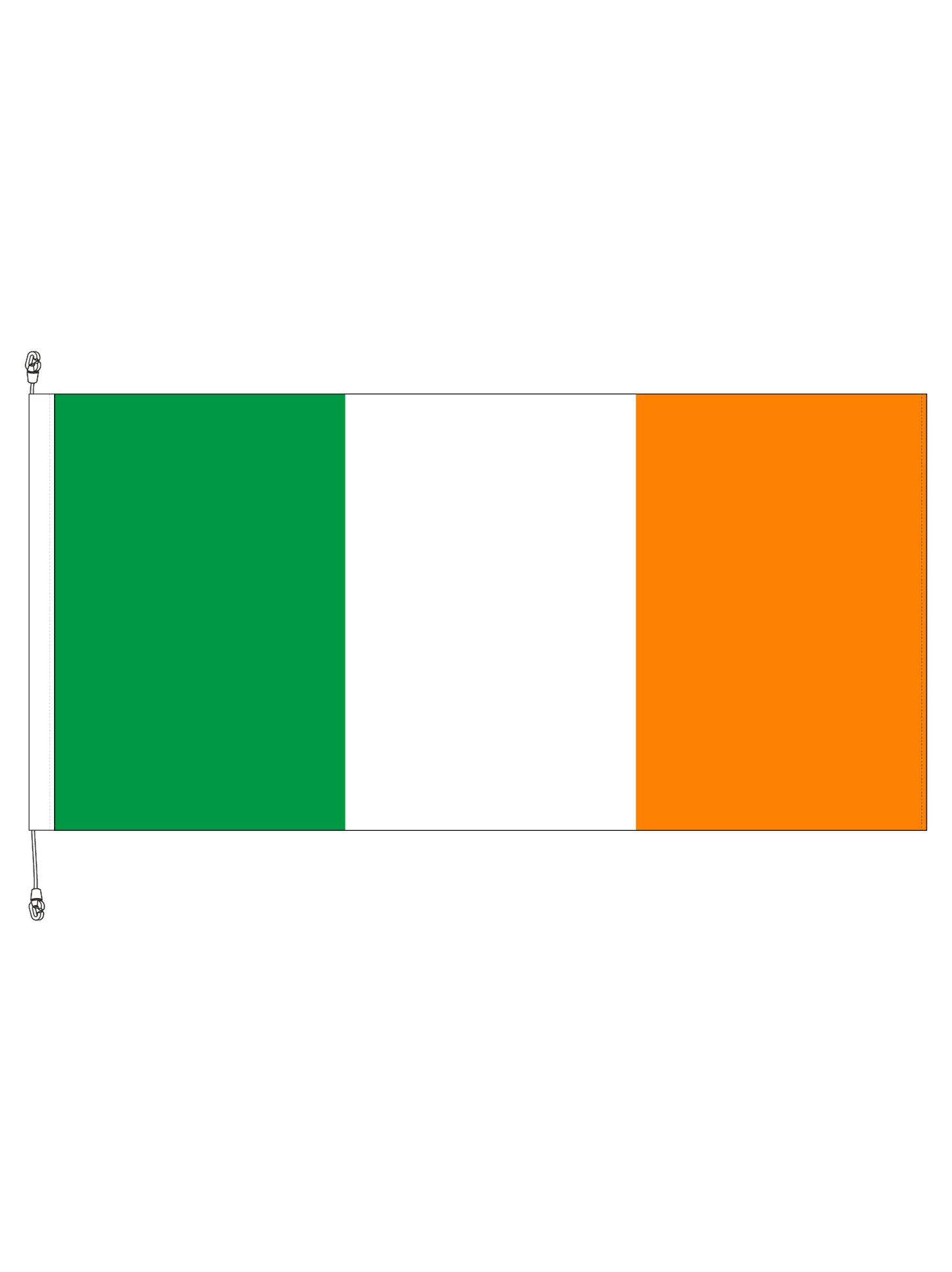 Ireland Flag || Premium (with exclusive Swivel Clips).