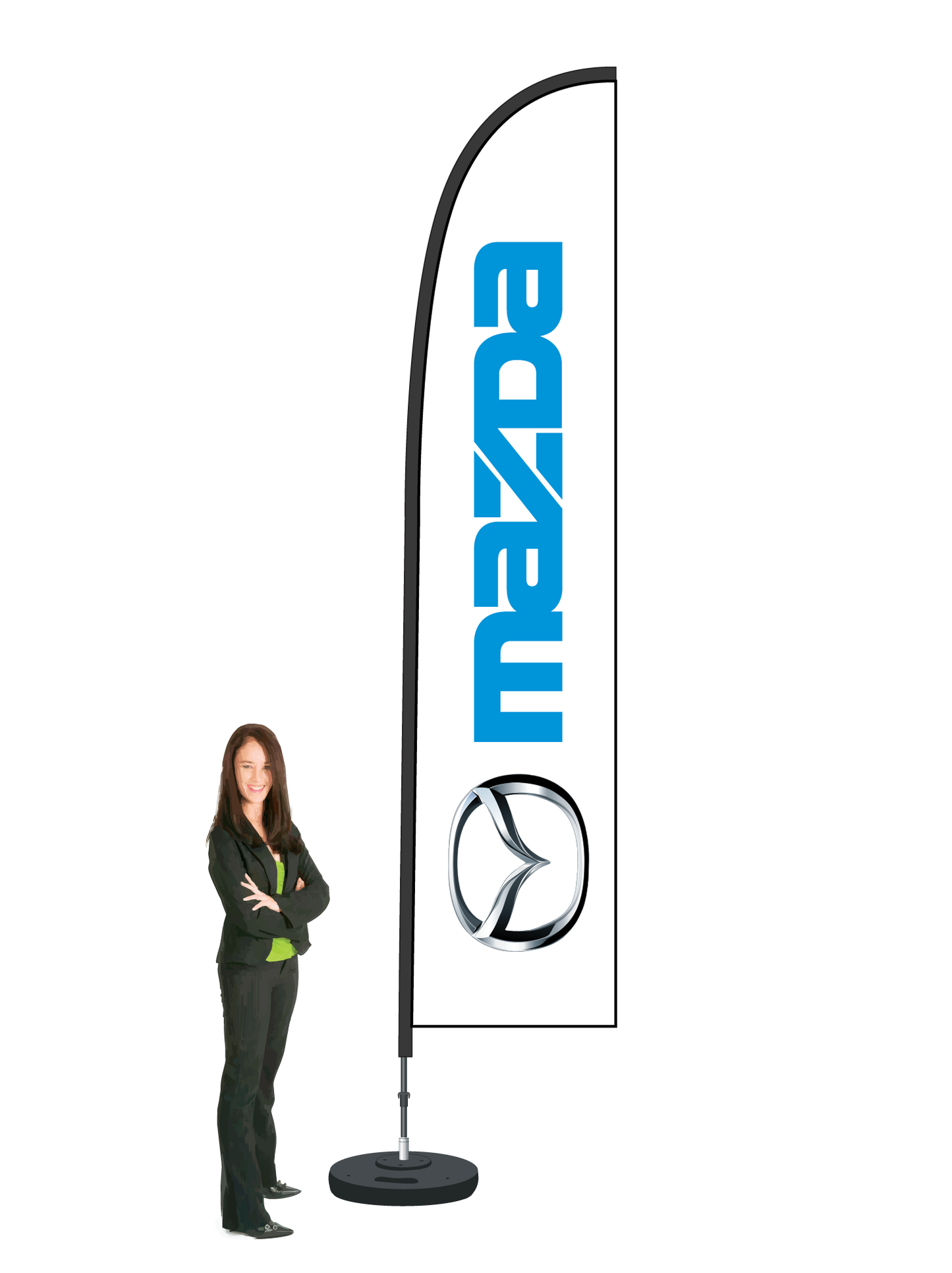 Durapole Flex Branded Flag- Mazda