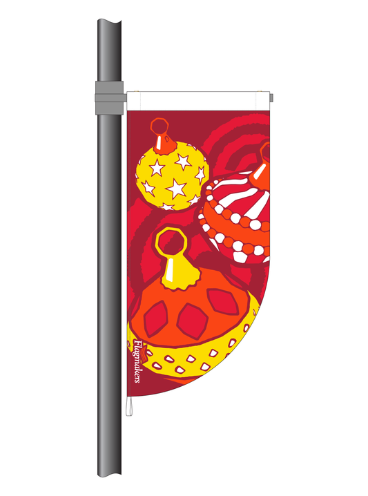 Festive Blast Red Festive Streetflag || (Code: BR16).