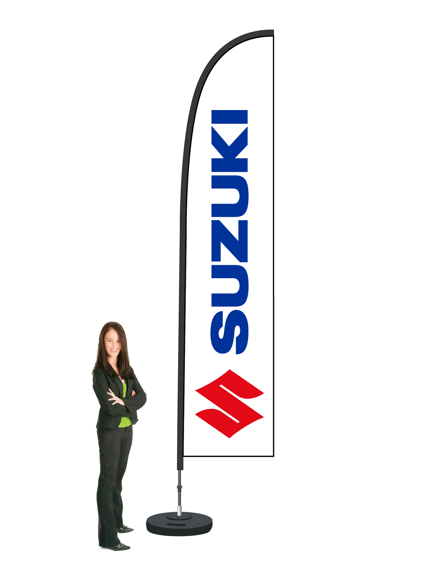 Durapole Flex Branded Car Flags - Suzuki
