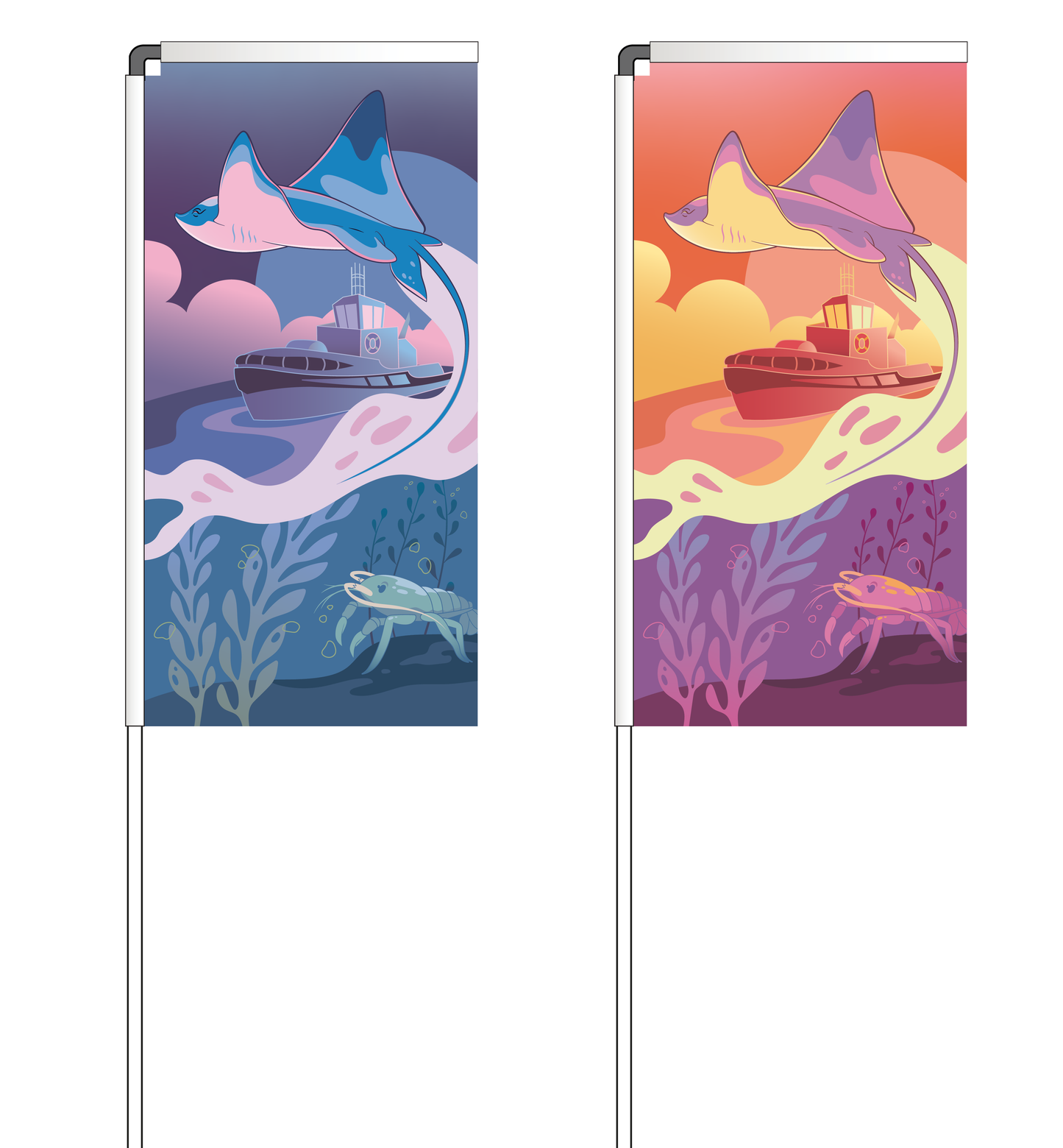 Portable Flag Displays