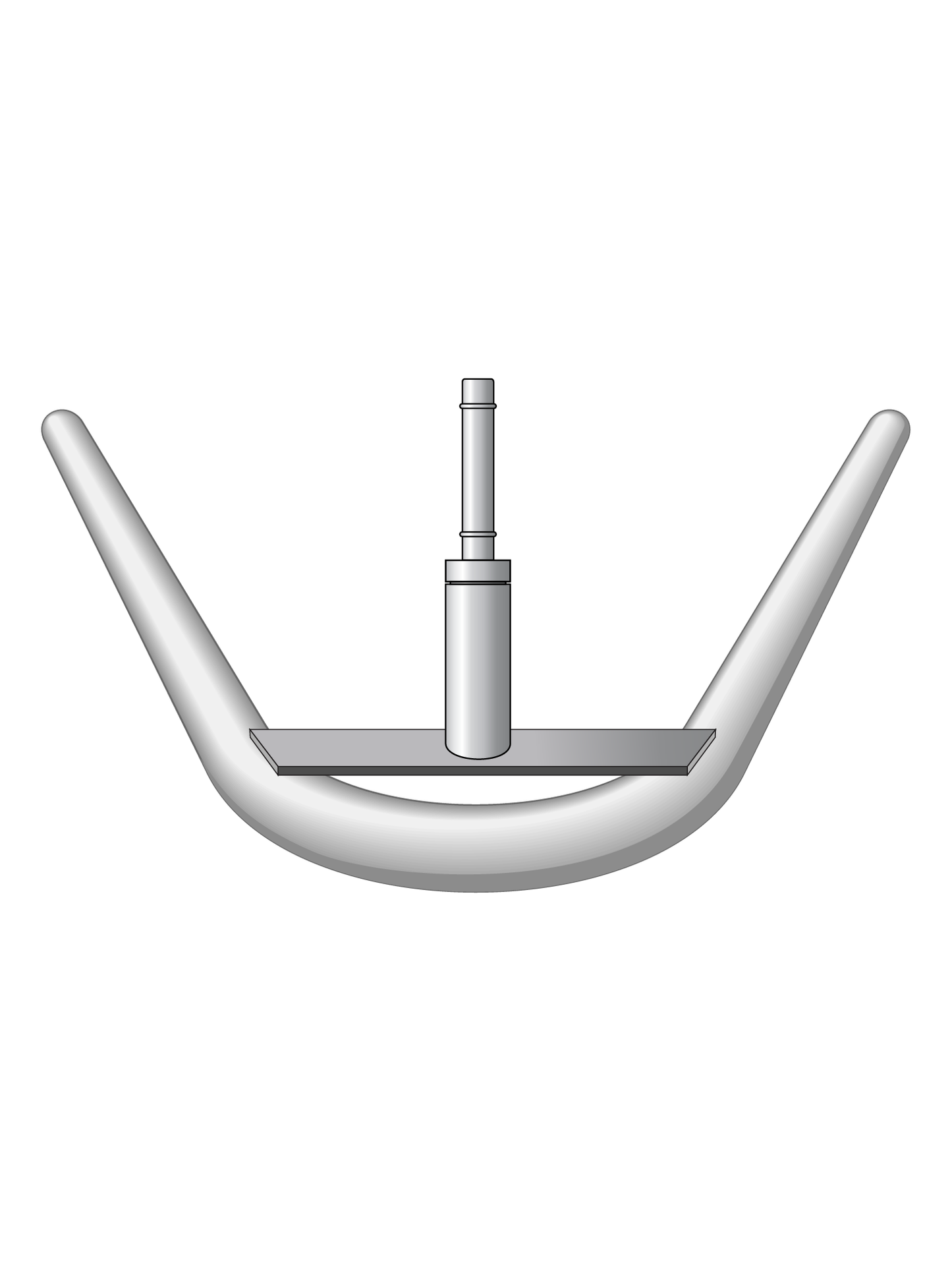 U Base || Stainless Steel with Rotating Spigot.