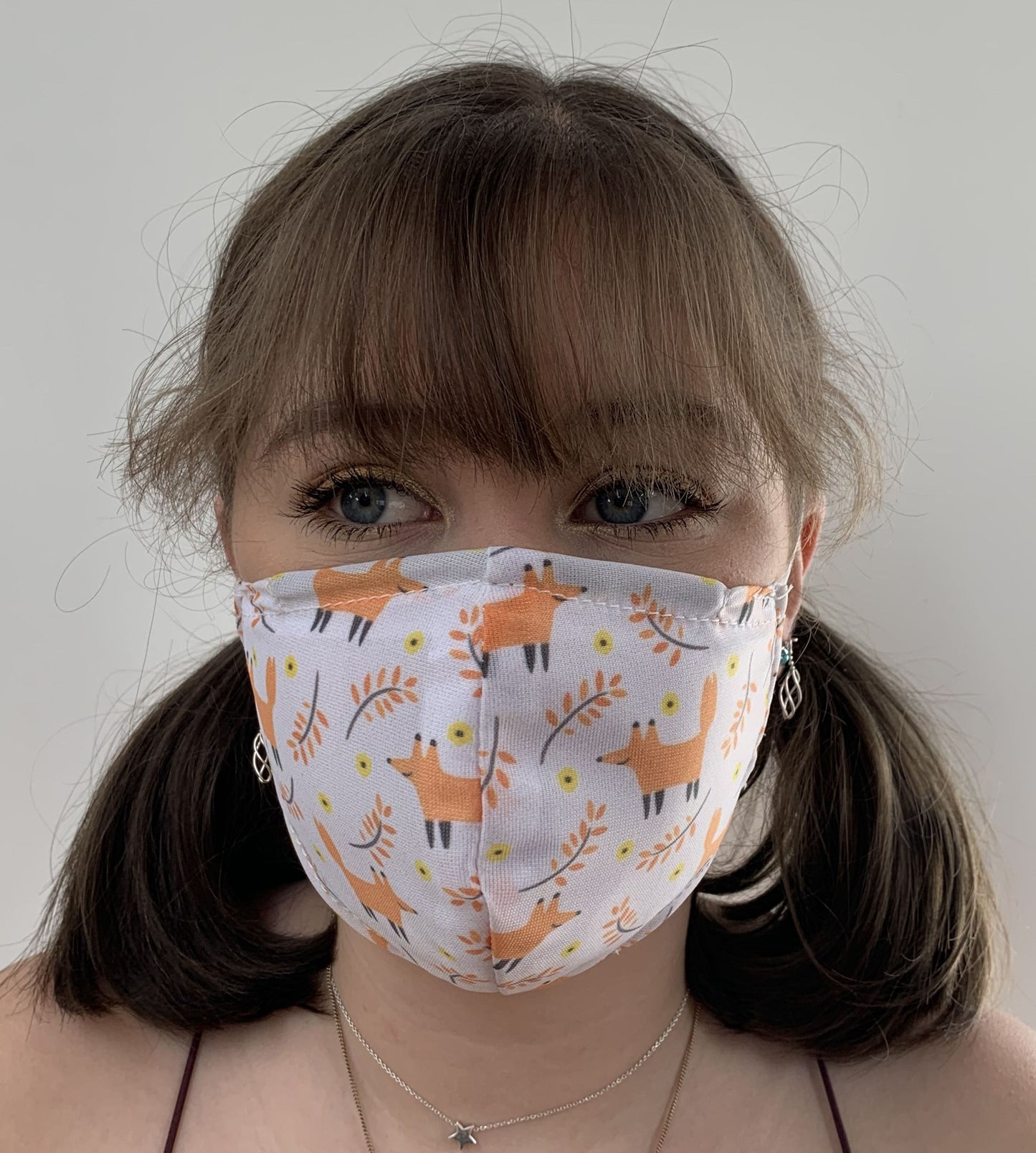 FACE MASKS FOX DESIGN. ADULT AND CHILD SIZES. PRICED FROM: