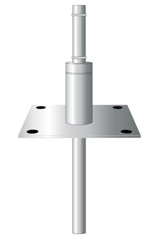 Inground Mount for Durapole Flex || Stainless Steel with removable spigot