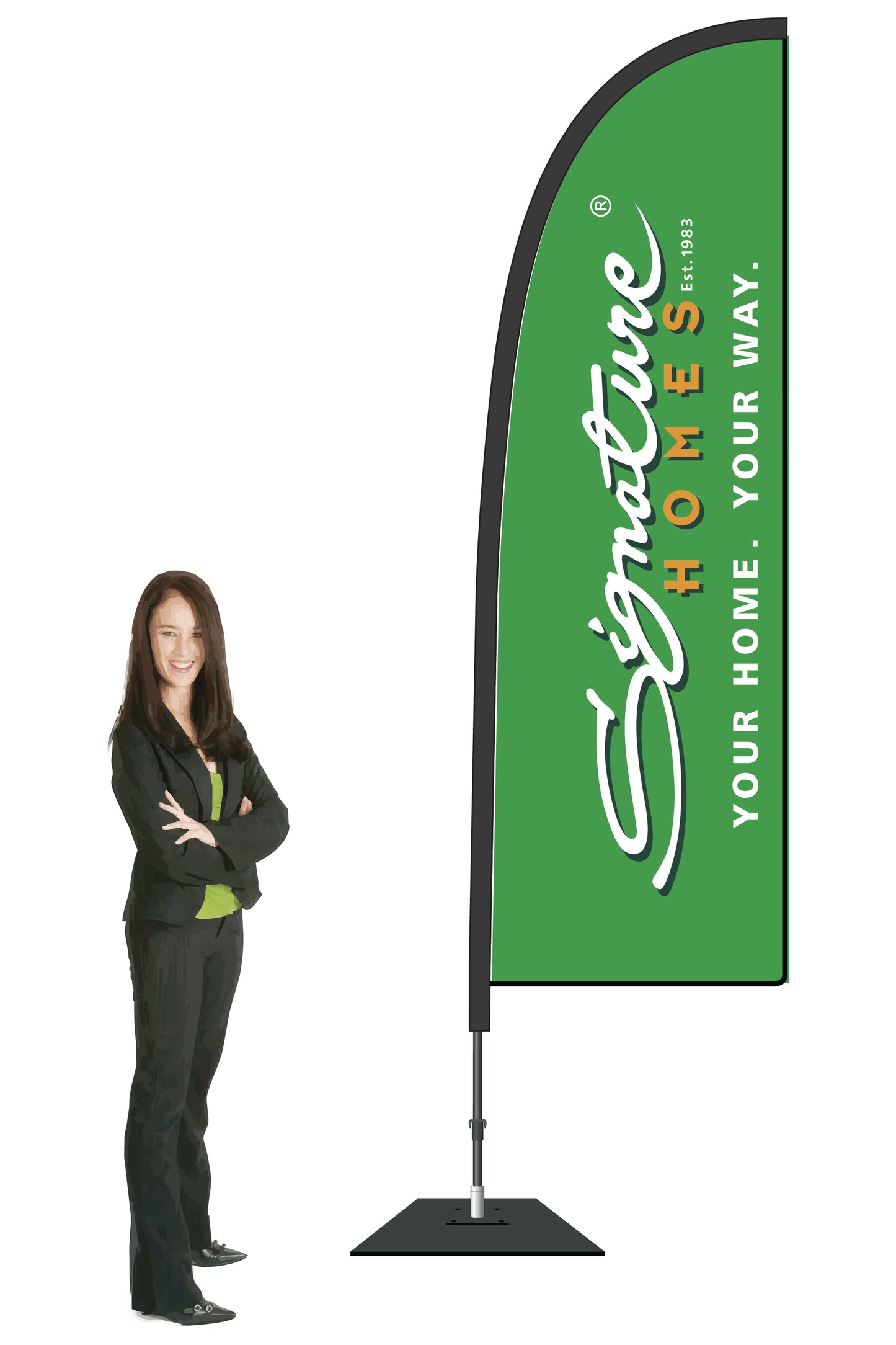 Signature Homes Durapole Flex Single Sided Small 2.5m