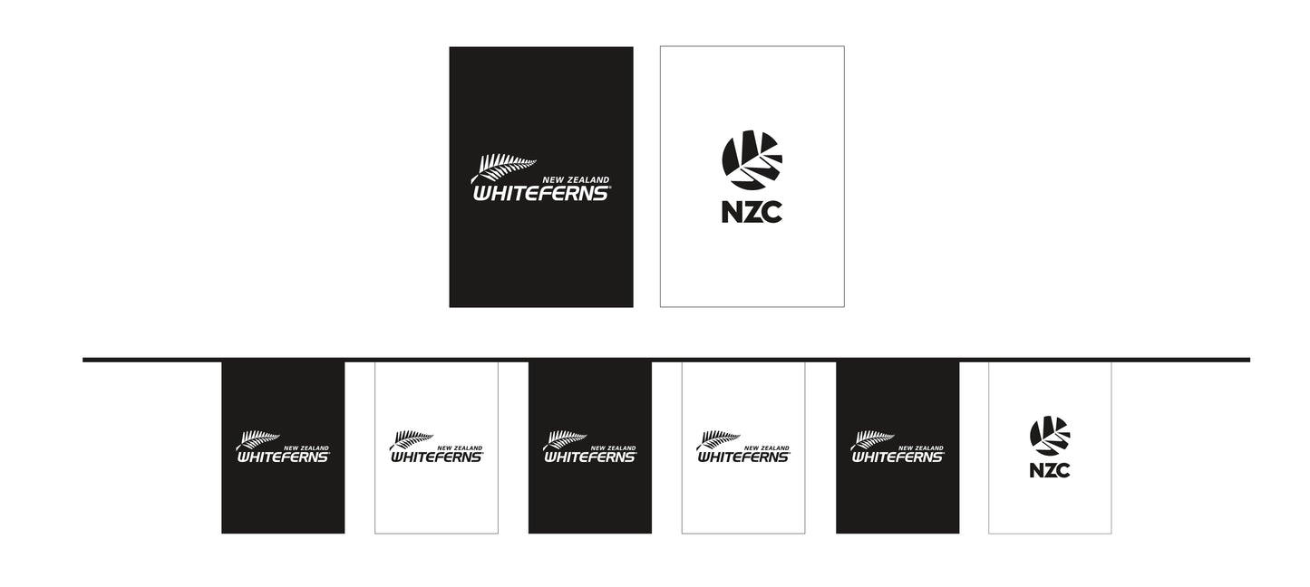 White Ferns® Bunting - 1 Set