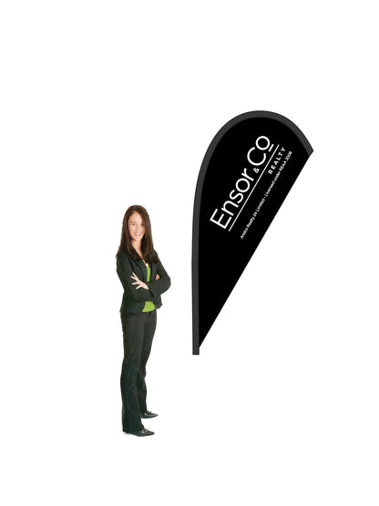 Durapole® Mayfly Single-Sided Flag and Display || AndCo REAL ESTATE