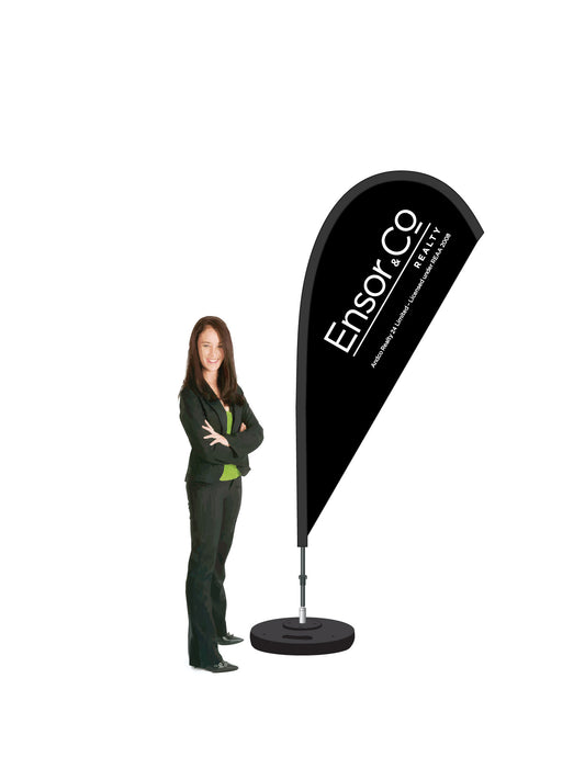 Durapole® Mayfly Single-Sided Flag and Display || AndCo REAL ESTATE