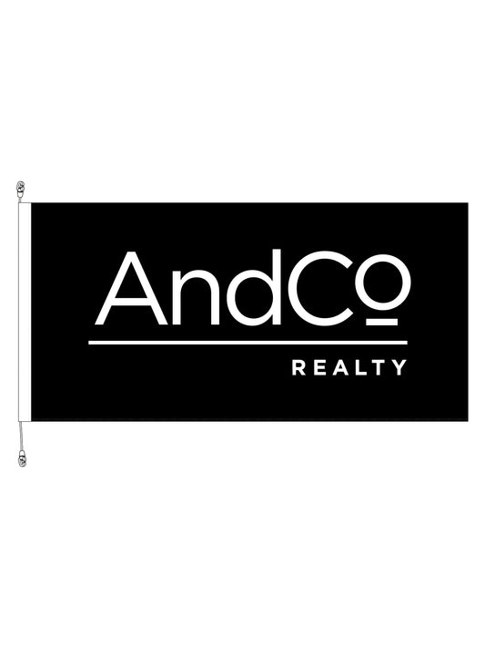 AndCo Realty Standard Flag || Premium. 1.8m x 0.9m