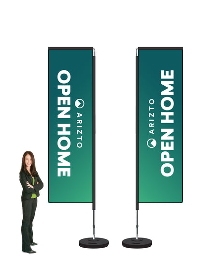 Durapole Swing OPEN HOME Double Sided. Small and Large || ARITZO REAL ESTATE