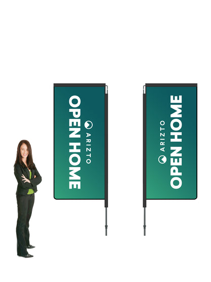 Durapole Swing OPEN HOME Double Sided. Small and Large || ARITZO REAL ESTATE