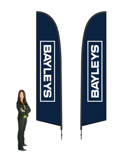 Durapole® Flex Flag and Display - Double-Sided || Bayleys REAL ESTATE