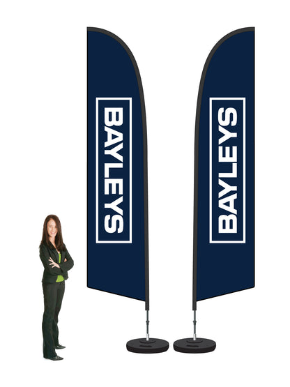 Durapole® Flex Flag and Display - Double-Sided || Bayleys REAL ESTATE