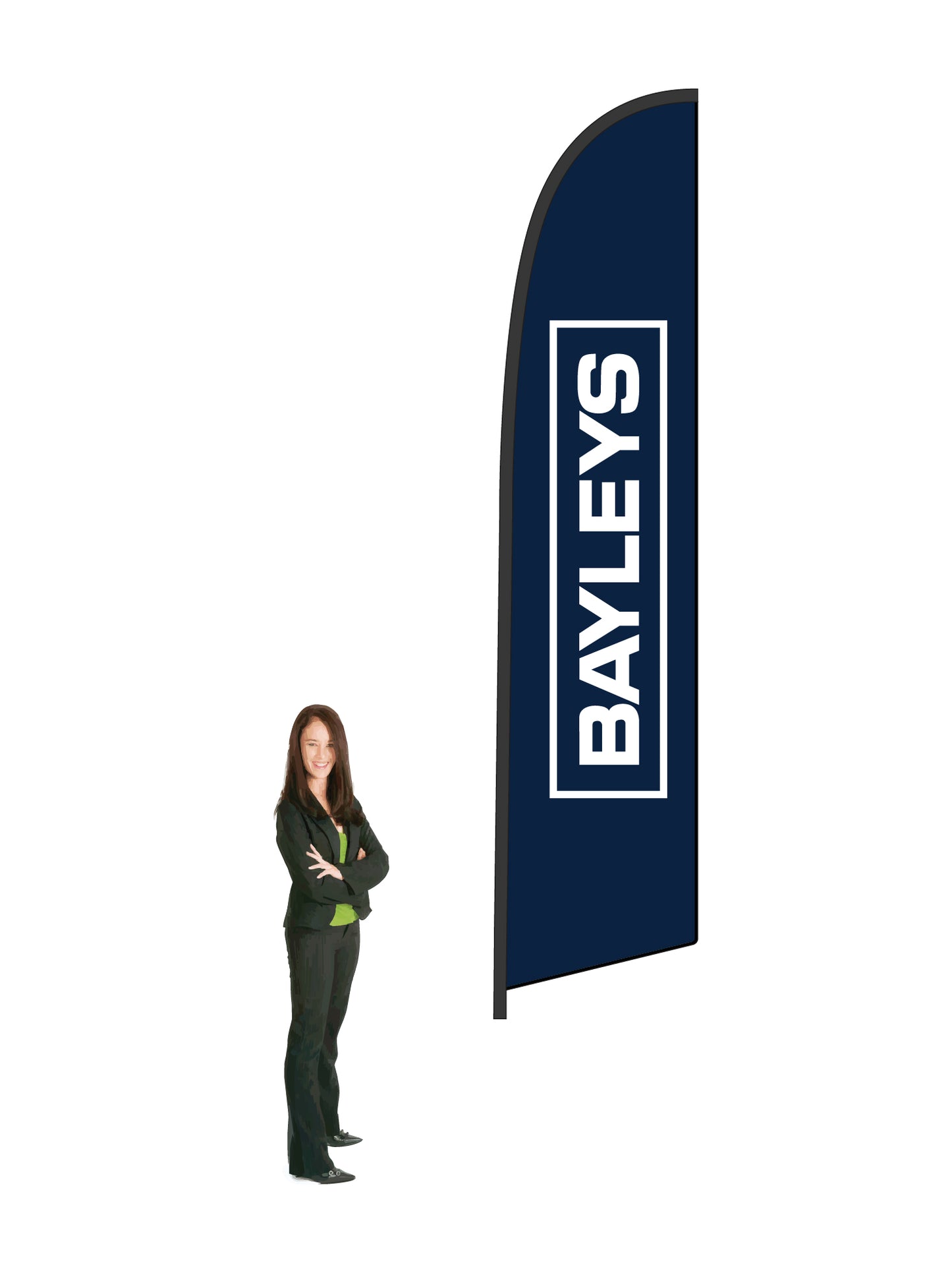 Durapole® Flex Flag and Display - Single-Sided || Bayleys REAL ESTATE