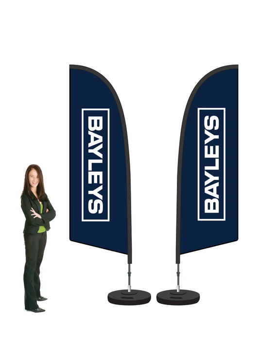 Durapole® Flex Flag and Display - Double-Sided || Bayleys REAL ESTATE