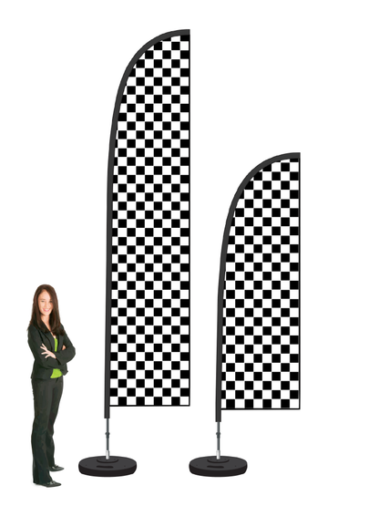 Chequered Durapole Flex Display