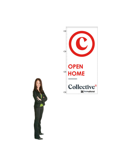 Durapole XT Flag and Display Single-Sided || First National Collective REAL ESTATE