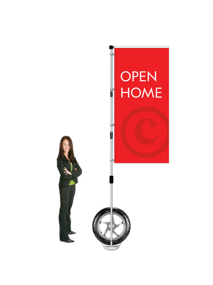 Durapole XT Flag and Display Single-Sided || First National Collective REAL ESTATE