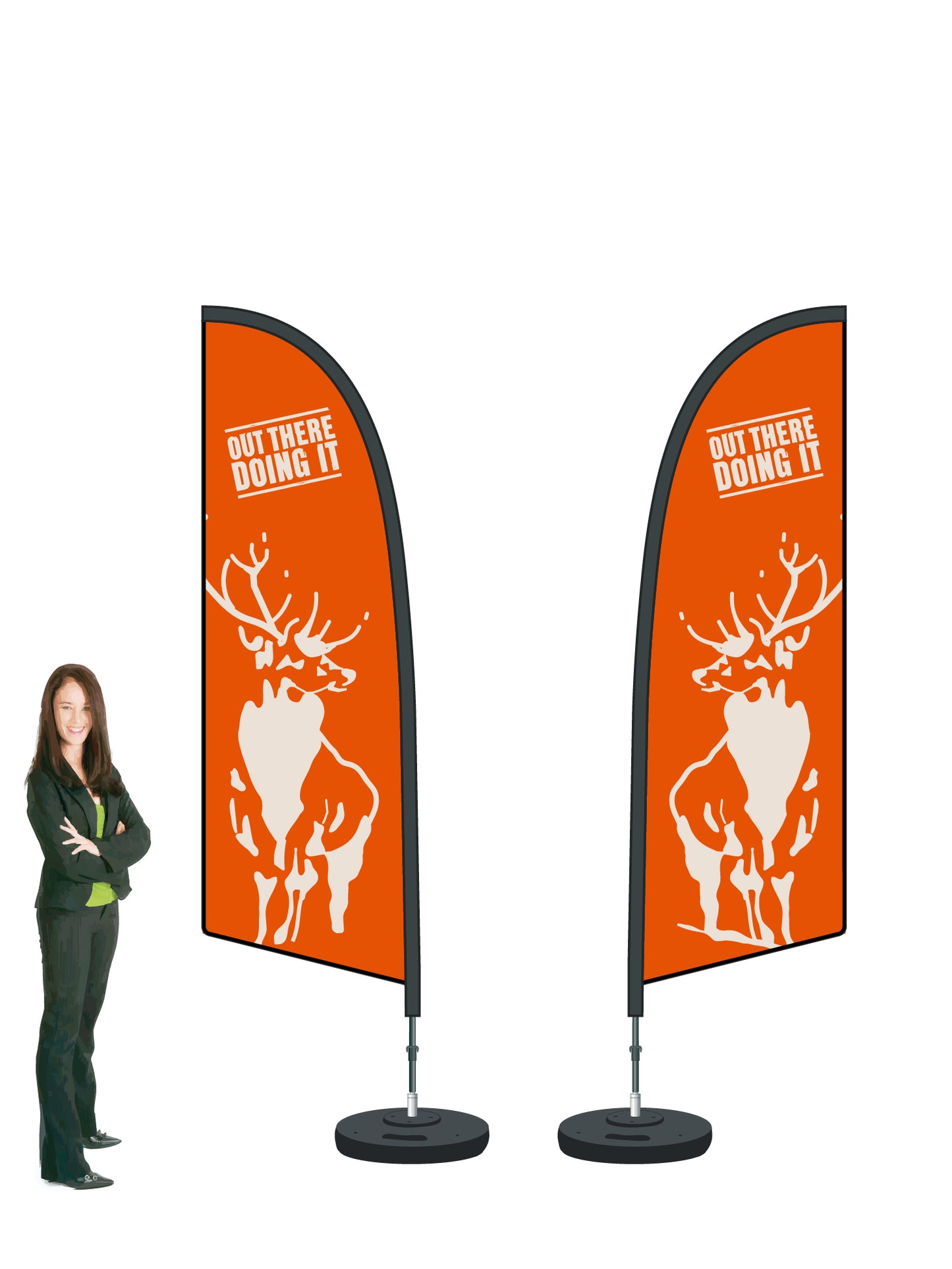 Hunting & Fishing Durapole Flex Double Sided - Stag