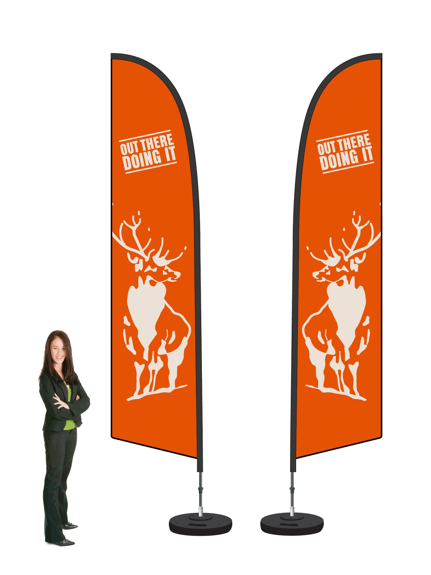 Hunting & Fishing Durapole Flex Double Sided - Stag