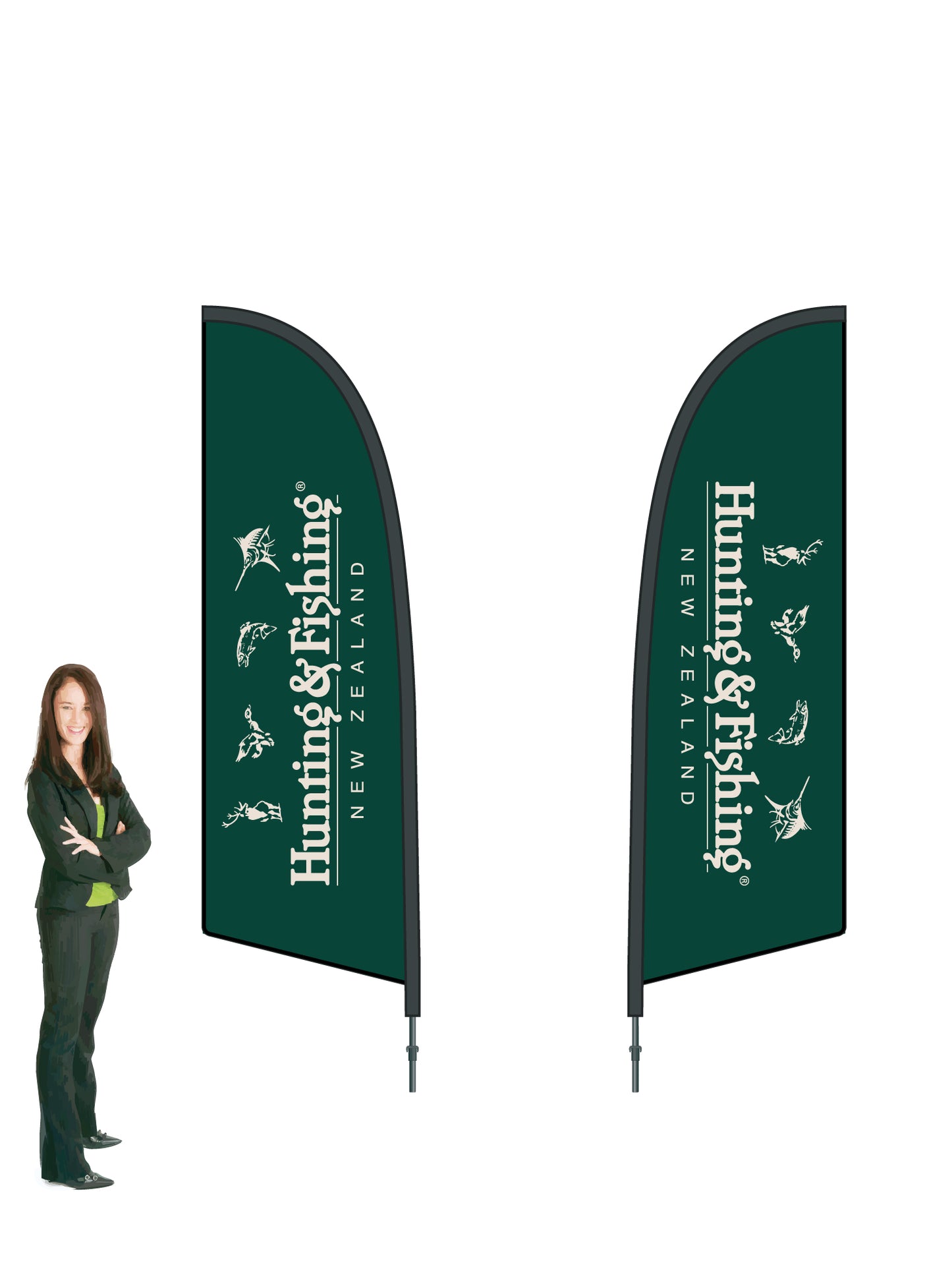 Hunting & Fishing Durapole Flex Double Sided