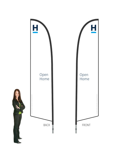 Harcourts 2026 OPEN HOME Durapole® Flex LARGE Double-Sided