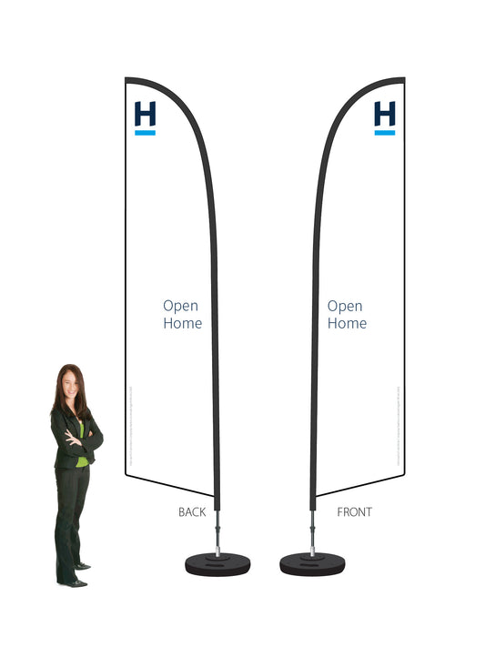 Harcourts 2026 OPEN HOME Durapole® Flex LARGE Double-Sided