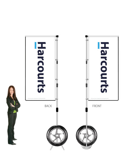 Harcourts 2026 LOGO Durapole® XT Double-Sided || multiple designs available