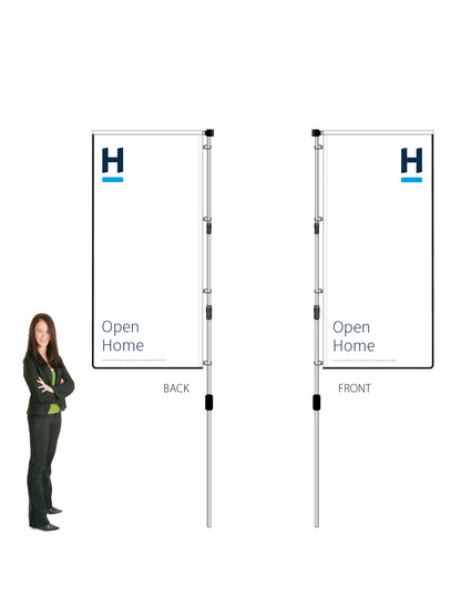 Harcourts 2026 OPEN HOME Durapole® XT Double-Sided