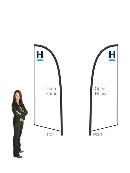 Harcourts 2026 OPEN HOME Durapole® Flex SMALL Double-Sided